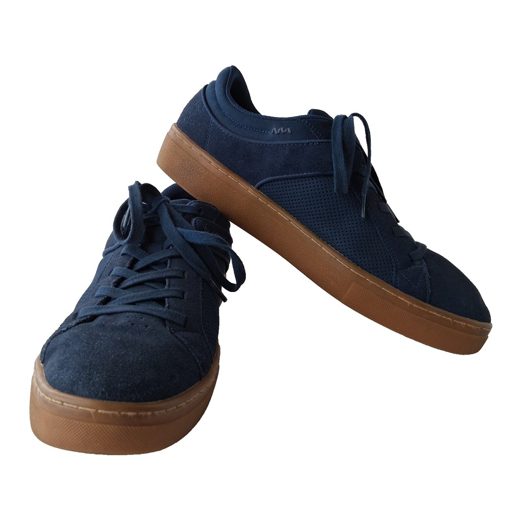 SKECHERS Goldie Brybe Men's 14 Sneakers Blue Suede L.A. Skater Casual Shoes